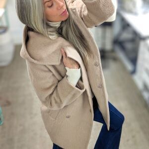 Alpaca Hooded Coat